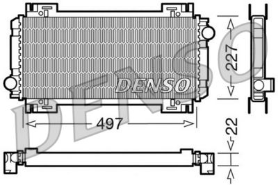 Radiators, Motora dzesēšanas sistēma DENSO DRM10032