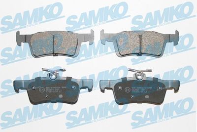 Комплект тормозных колодок, дисковый тормоз SAMKO 5SP2033