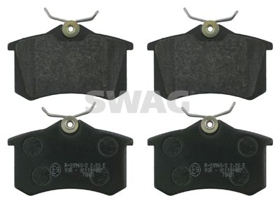 Комплект тормозных колодок, дисковый тормоз SWAG 30916146