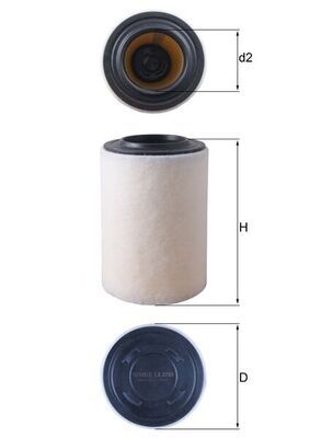 Gaisa filtrs MAHLE LX 3286