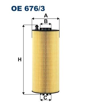 Eļļas filtrs FILTRON OE676/3