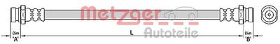Bremžu šļūtene METZGER 4110220