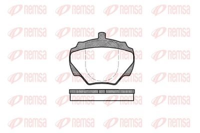 Bremžu uzliku kompl., Disku bremzes REMSA 0222.00