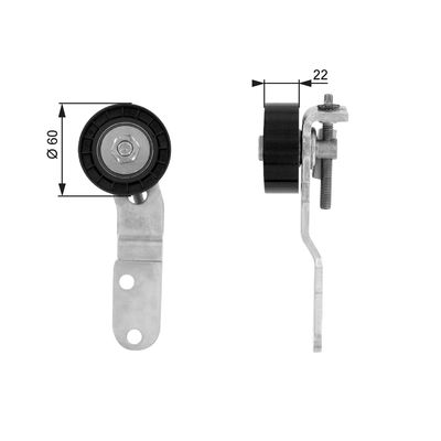 Parazīt-/Vadrullītis, Ķīļrievu siksna GATES T36074
