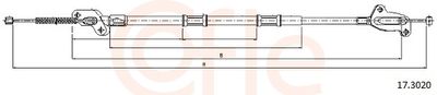 Тросик, cтояночный тормоз COFLE 92.17.3020