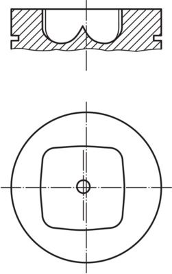Поршень MAHLE 043 80 00