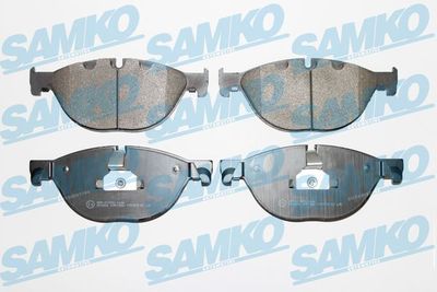Комплект тормозных колодок, дисковый тормоз SAMKO 5SP1582