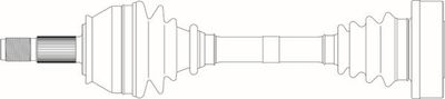 Приводной вал GENERAL RICAMBI AR3039