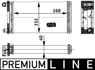 Siltummainis, Salona apsilde MAHLE AH 121 000P