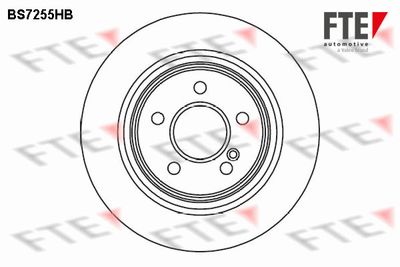 Тормозной диск FTE 9082606