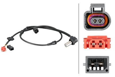 Датчик, частота вращения колеса HELLA 6PU 012 806-921