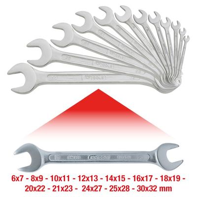 Divpusējo uzgriežņu atslēgu komplekts KS TOOLS 517.0125