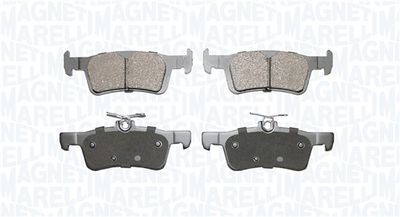 Комплект тормозных колодок, дисковый тормоз MAGNETI MARELLI 363916060946
