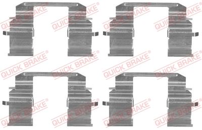 Комплектующие, колодки дискового тормоза QUICK BRAKE 109-1833