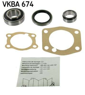 Комплект подшипника ступицы колеса SKF VKBA 674