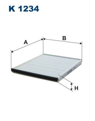 Фильтр, воздух во внутренном пространстве FILTRON K 1234