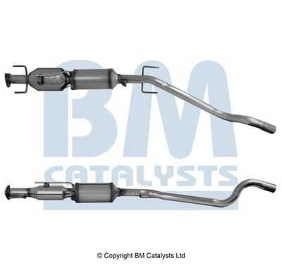 Nosēdumu-/Daļiņu filtrs, Izplūdes gāzu sistēma BM CATALYSTS BM11076HP