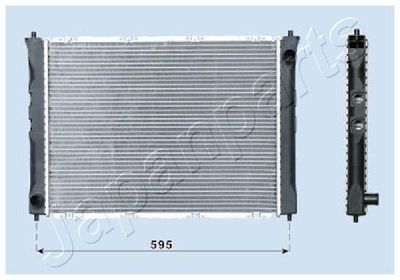 Radiators, Motora dzesēšanas sistēma JAPANPARTS RDA012042