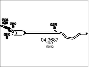Катализатор MTS 04.3687