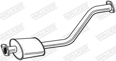Vidējais izpl. gāzu trokšņa slāpētājs WALKER 23012