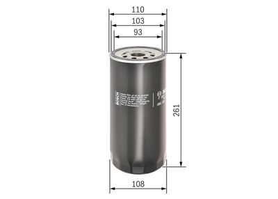 Eļļas filtrs BOSCH F026407150