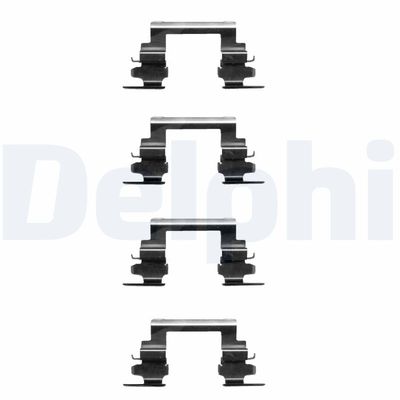 Piederumu komplekts, Disku bremžu uzlikas DELPHI LX0364