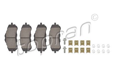 Bremžu uzliku kompl., Disku bremzes TOPRAN 723 634