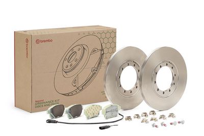 Комплект тормозов, дисковый тормозной механизм BREMBO KT 10 016