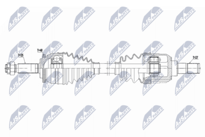 Приводной вал NTY NPW-HY-633