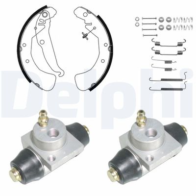 Комплект тормозных колодок DELPHI KP1100
