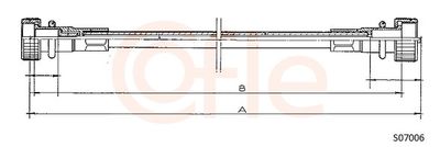 Тросик спидометра COFLE 92.S07006