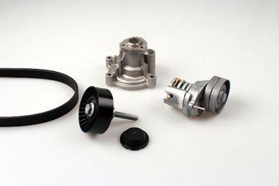 Ūdenssūknis + ķīļrievu siksnas komplekts HEPU PK05810