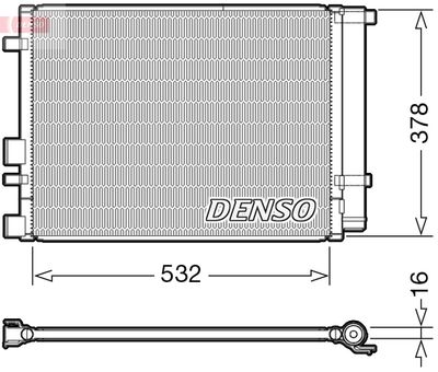 Конденсатор, кондиционер DENSO DCN41006