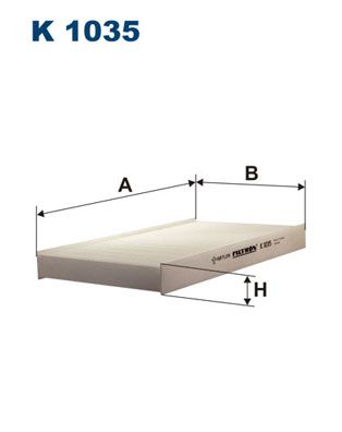 Фильтр, воздух во внутренном пространстве FILTRON K 1035