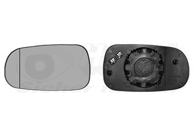 Зеркальное стекло, наружное зеркало VAN WEZEL 4730837