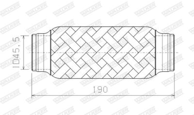 Сильфон, система выпуска WALKER 10406