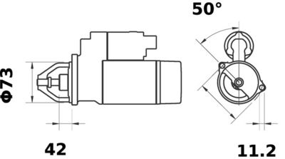 Стартер MAHLE MS 172