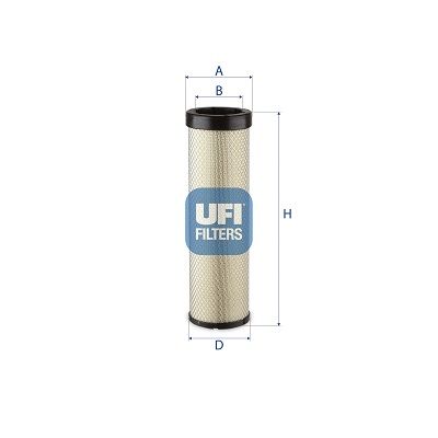 Sekundārā gaisa filtrs UFI 27.B30.00