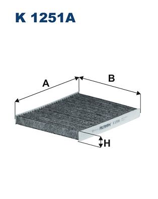 Filtrs, Salona telpas gaiss FILTRON K 1251A