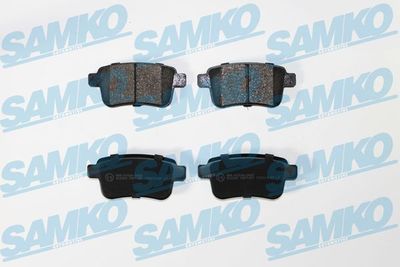 Комплект тормозных колодок, дисковый тормоз SAMKO 5SP1487