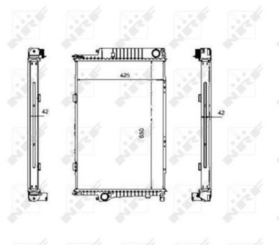 Radiators, Motora dzesēšanas sistēma NRF 507620