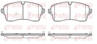 Bremžu uzliku kompl., Disku bremzes REMSA 1815.00