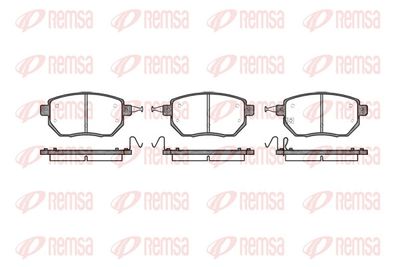 Bremžu uzliku kompl., Disku bremzes REMSA 0985.02