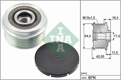 Механизм свободного хода генератора Schaeffler INA 535 0285 10