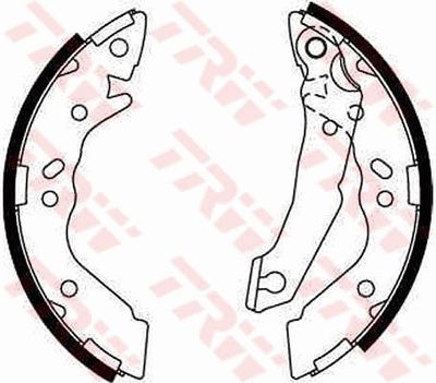 Комплект тормозных колодок TRW GS8658