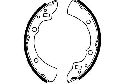 Комплект тормозных колодок KAVO PARTS KBS-5415