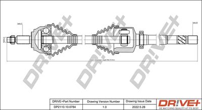 Приводной вал Dr!ve+ DP2110.10.0784