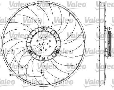 Ventilators, Motora dzesēšanas sistēma VALEO 698609