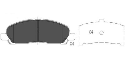 Bremžu uzliku kompl., Disku bremzes KAVO PARTS KBP-5540