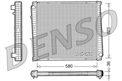 Radiators, Motora dzesēšanas sistēma DENSO DRM23017